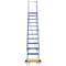 Vestil 156 H Steel PW Ladder, Perforated, 12 Step, 12 Steps LAD-PW-26-12-P - alternate 3